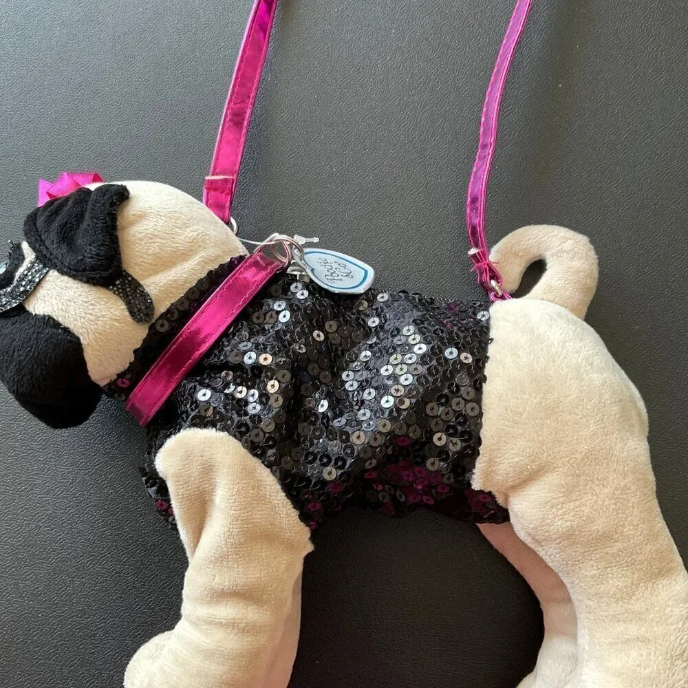 POOCHIE & CO PUG POOCH BLING PURSE